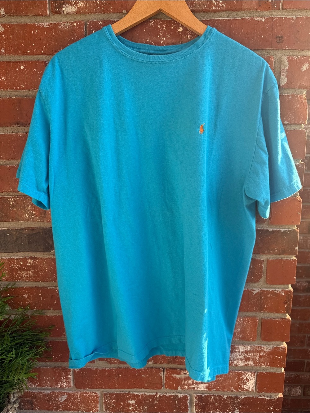 Polo by Ralph Lauren Bright Turquoise Short Sleeve Crewneck Tee